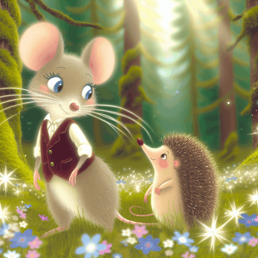 Myszka, jeżyk i złote piórko