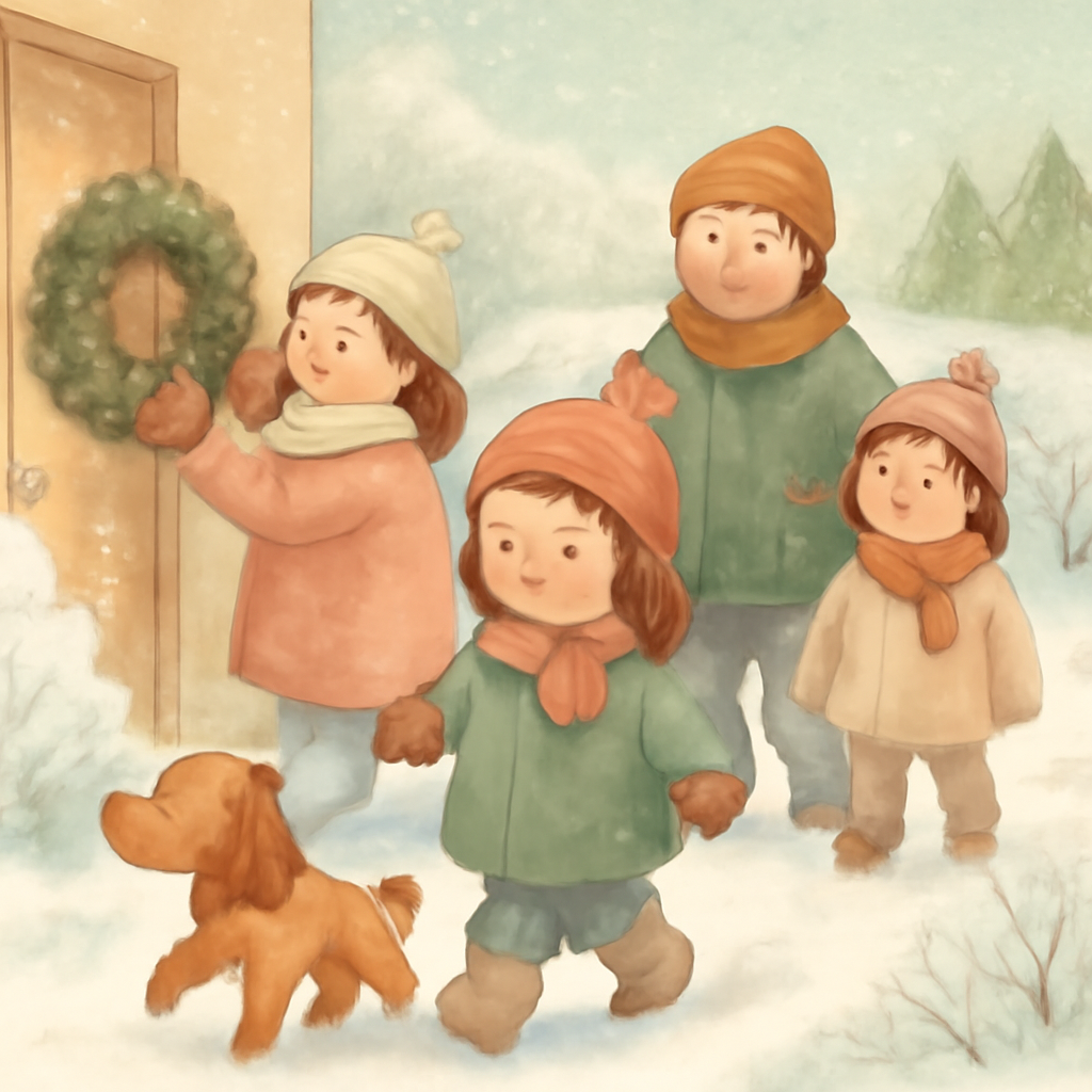 Zimowy dzień z babcią i Figą