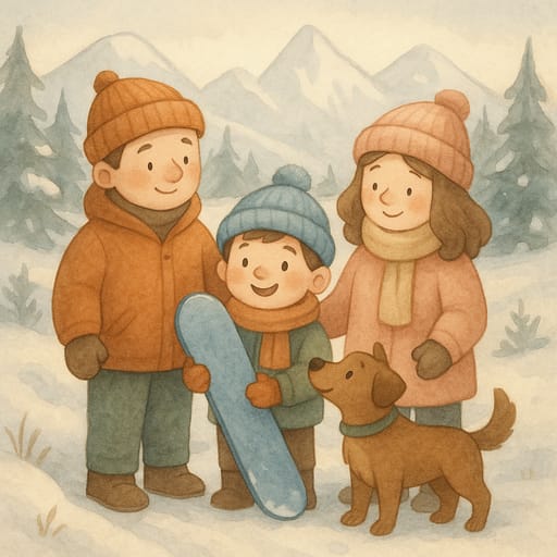 Zimowe przygody Antka i Luny