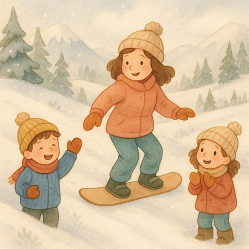 Zimowa przygoda mamy